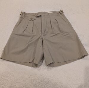 Vintage Willis & Geiger Khaki Safari Shorts Size 32